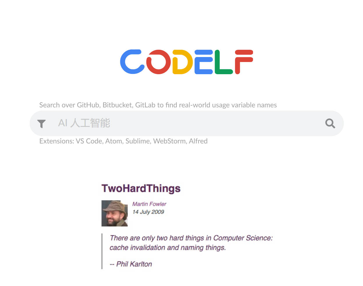 29-CODELF网站示意图